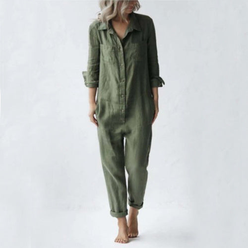 Women Relaxed Utility Jumpsuit | Joyanne