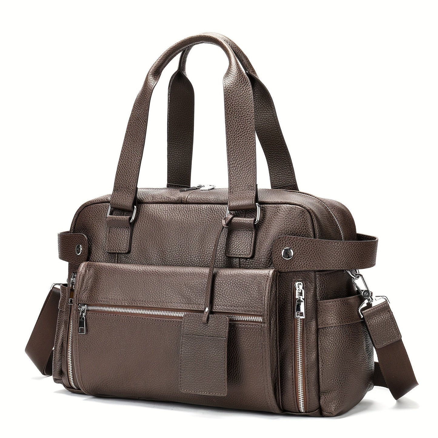 Men’s Leather Travel Bag | Ethan