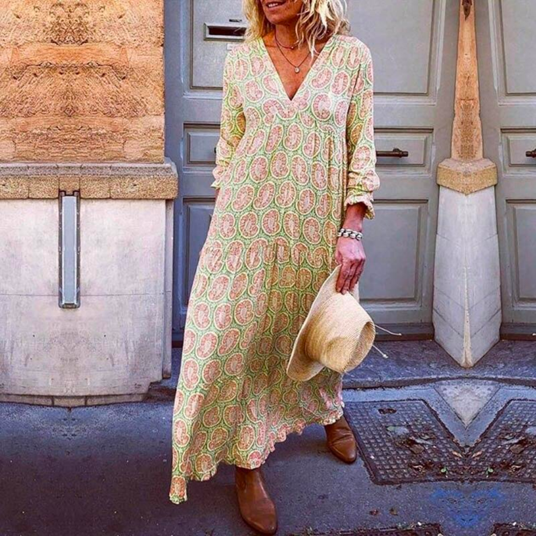 Women Boho Maxi Dress | Alinta