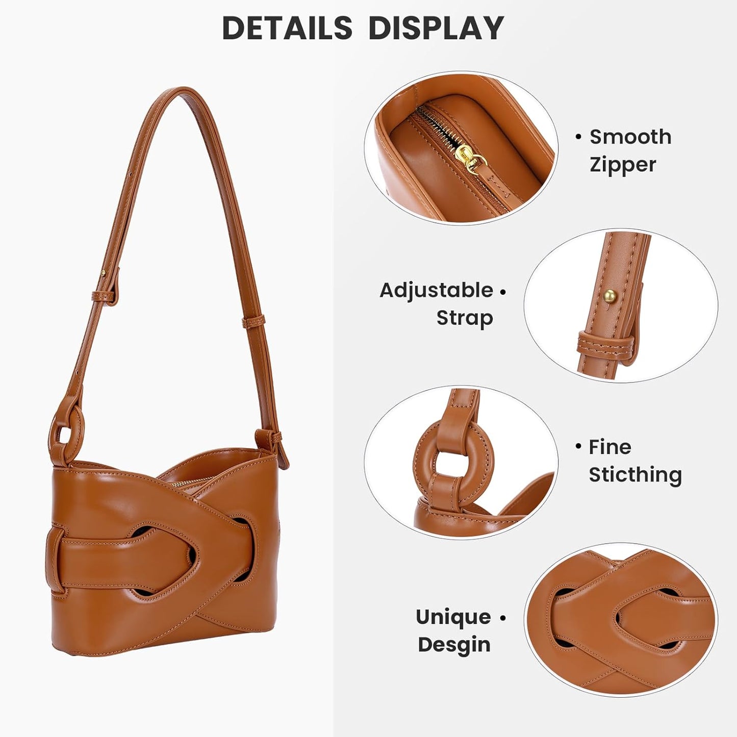 Women Sculptural Crossbody Bag | Lana