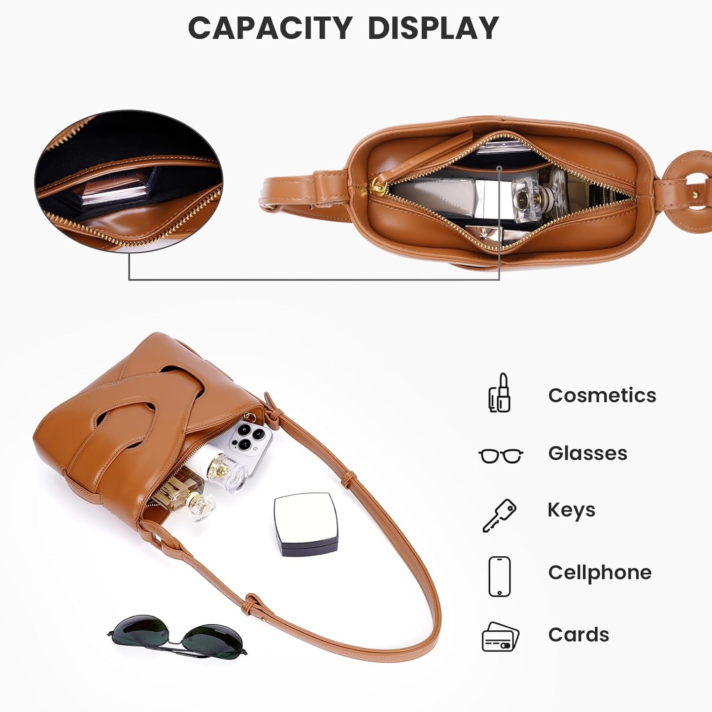 Women Sculptural Crossbody Bag | Lana