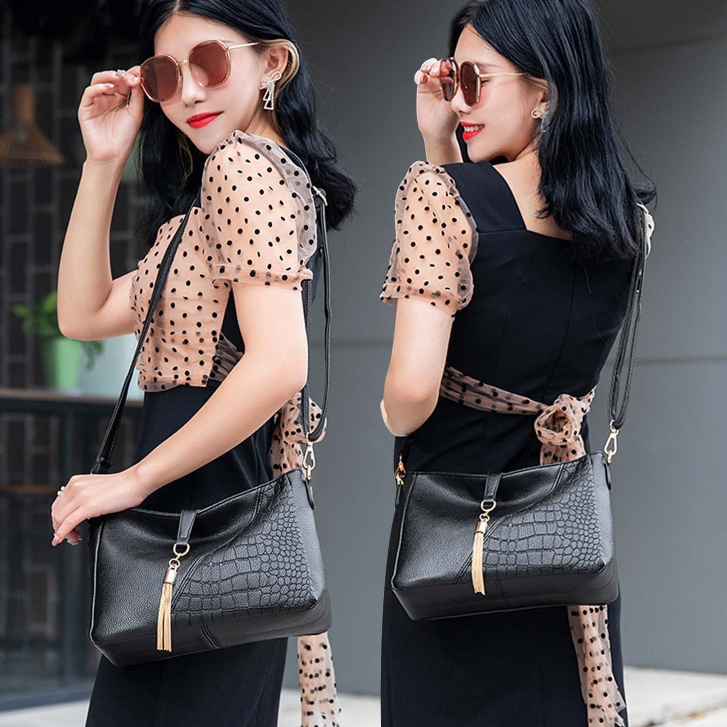 Women Elegant Tassel Shoulder Bag | Lotte