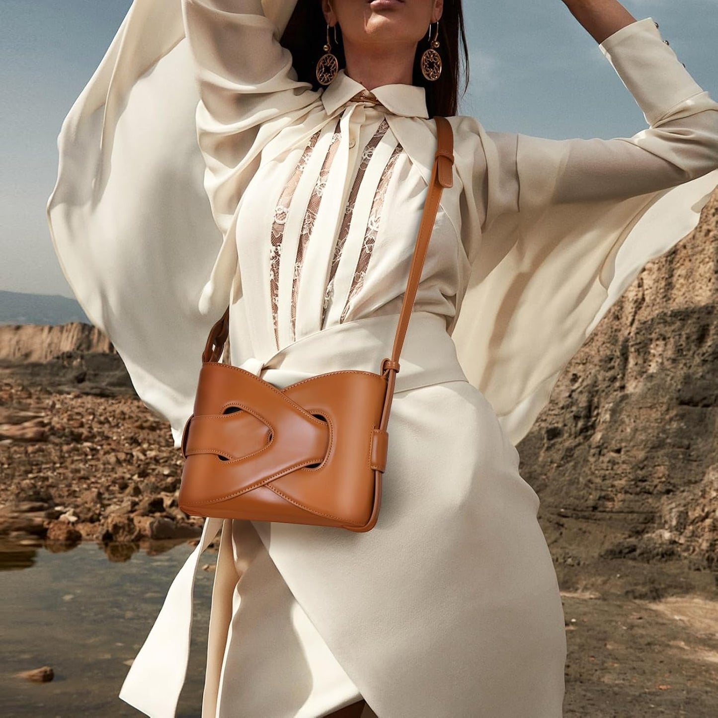 Women Sculptural Crossbody Bag | Lana