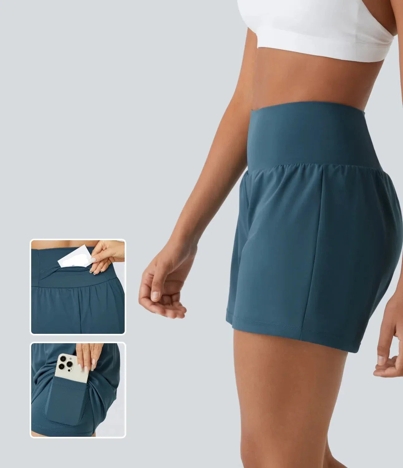 Women High-Waist Relaxed Shorts | Bernadette