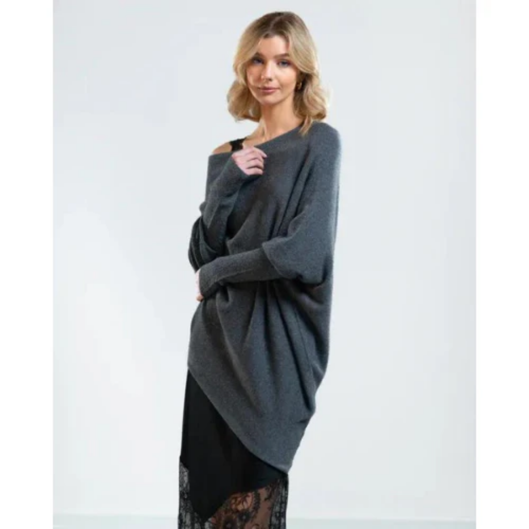 Women Off-Shoulder Knit Sweater | Luna