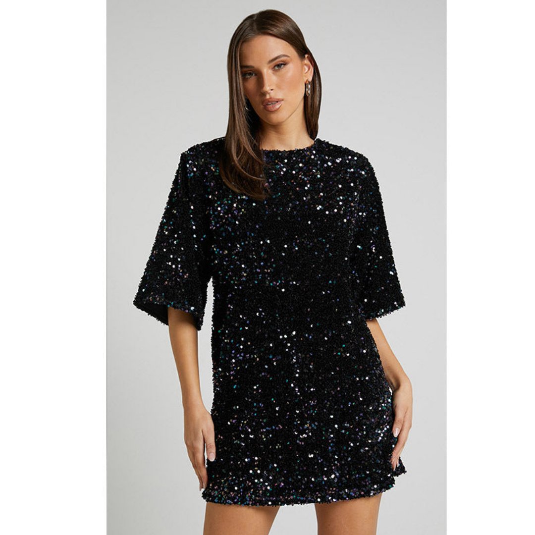 Women Sequin Mini Party Dress | Calliope