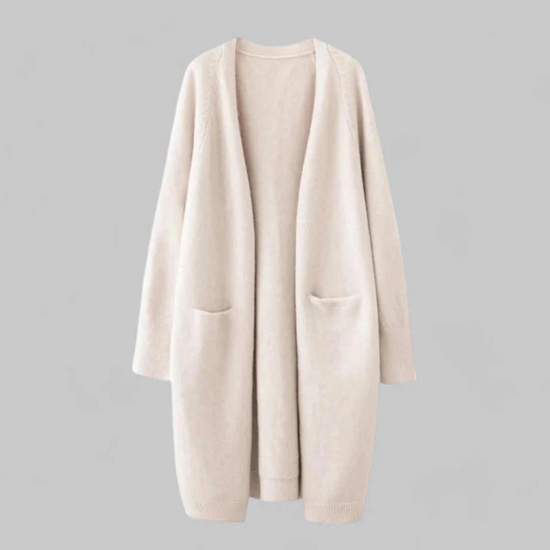 Women Minimalist Open Pocket Cardigan | Janela