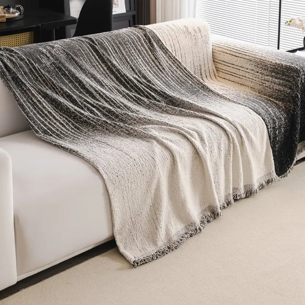Sofa Cover Neutral Chenille Fabric | Modern Chic 4