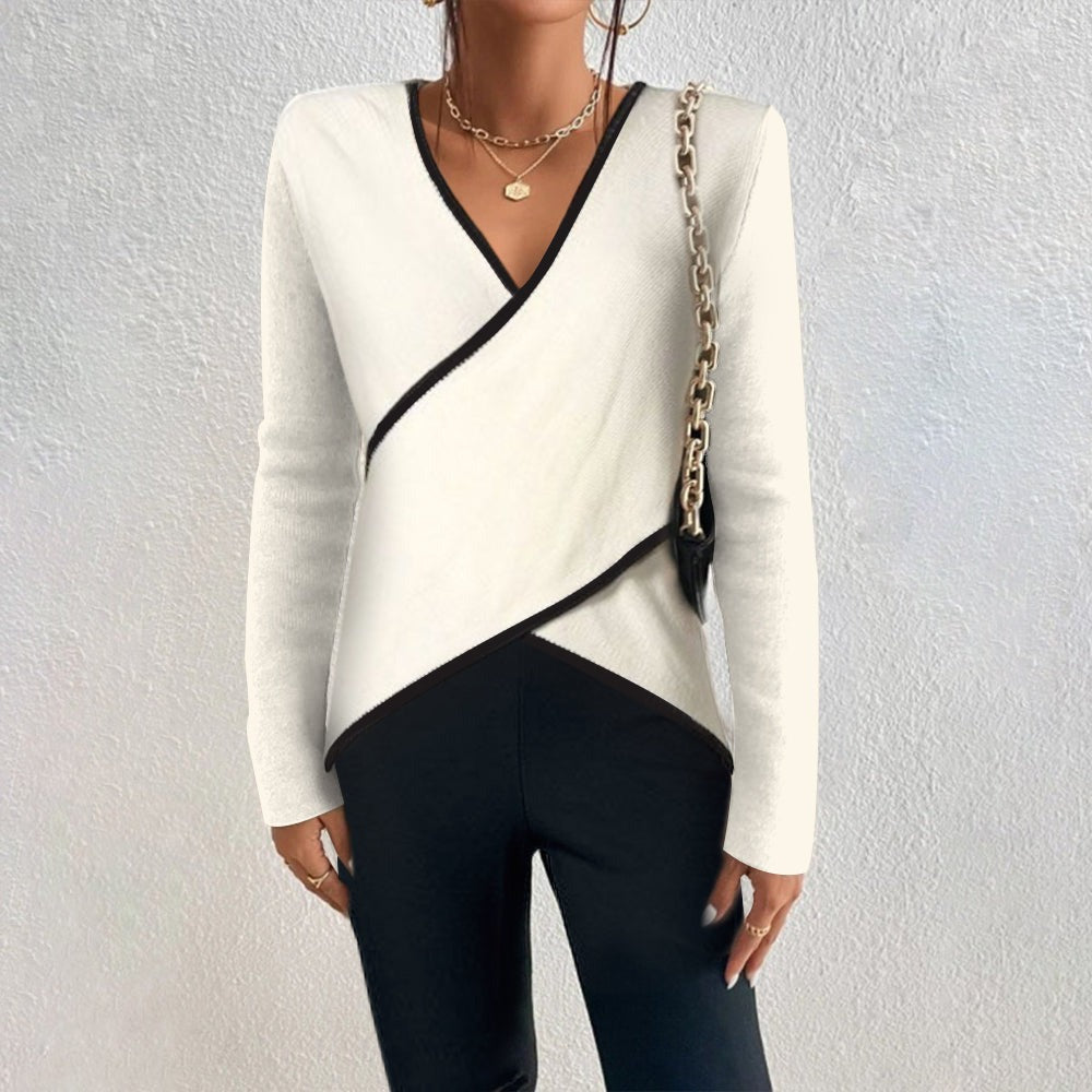 Women Asymmetrical Wrap Top | Verity