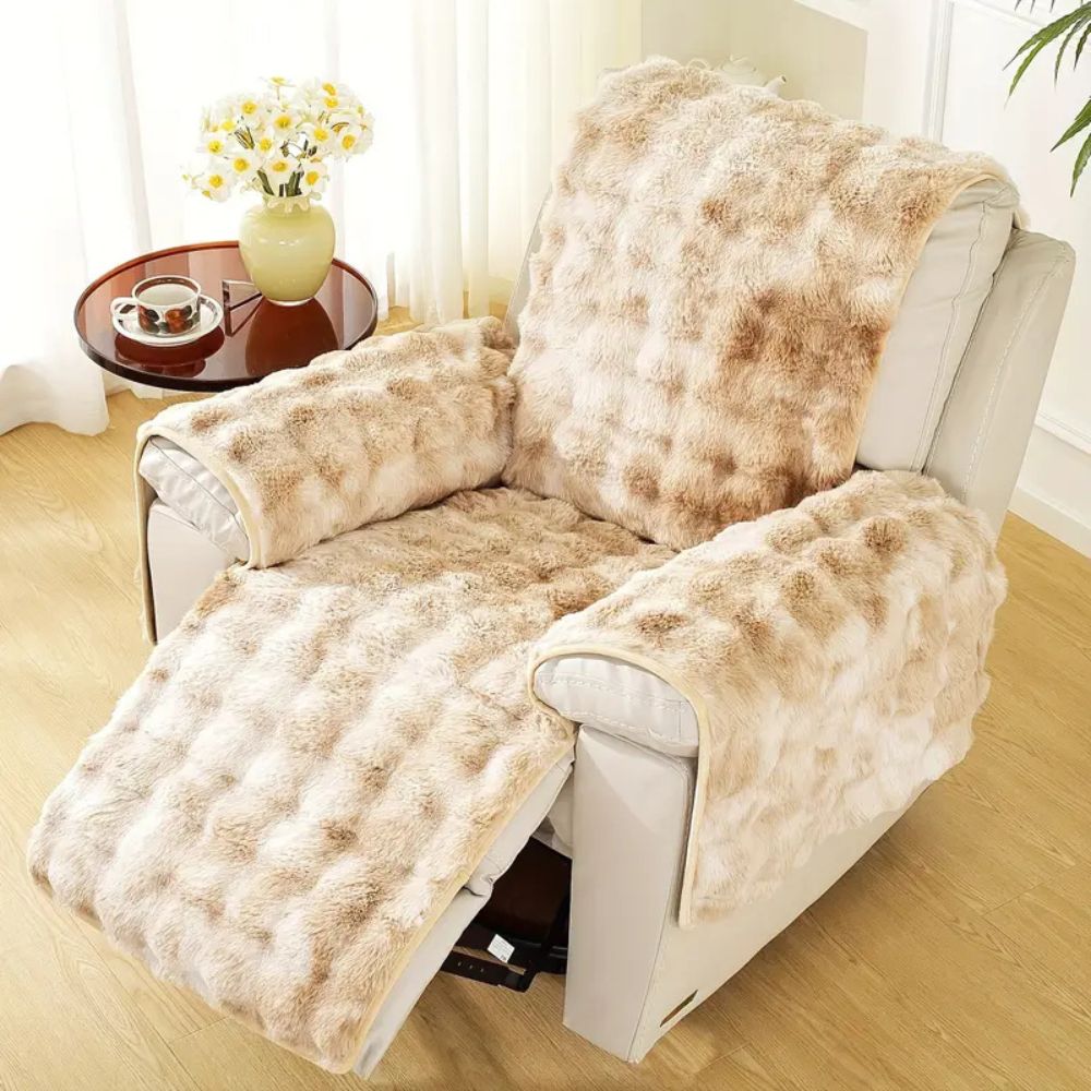 Variant image for Sofa Cover Velvet Plush Tie-Dyed | Cozy Comfort-2