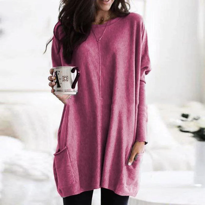 Women Oversized Pocket Tunic | Rachel
