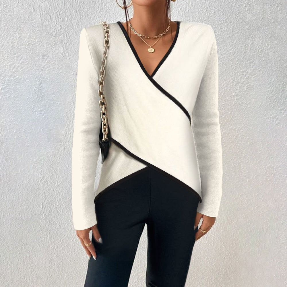 Women Asymmetrical Wrap Top | Verity