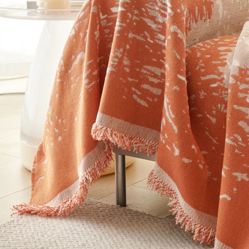 Sofa Cover Green Chenille | Nature's Embrace 6