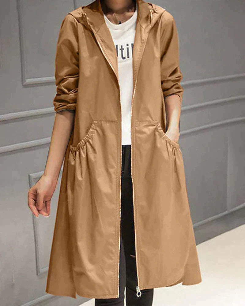 Women Lightweight Hooded Zip Jacket | Bellerose