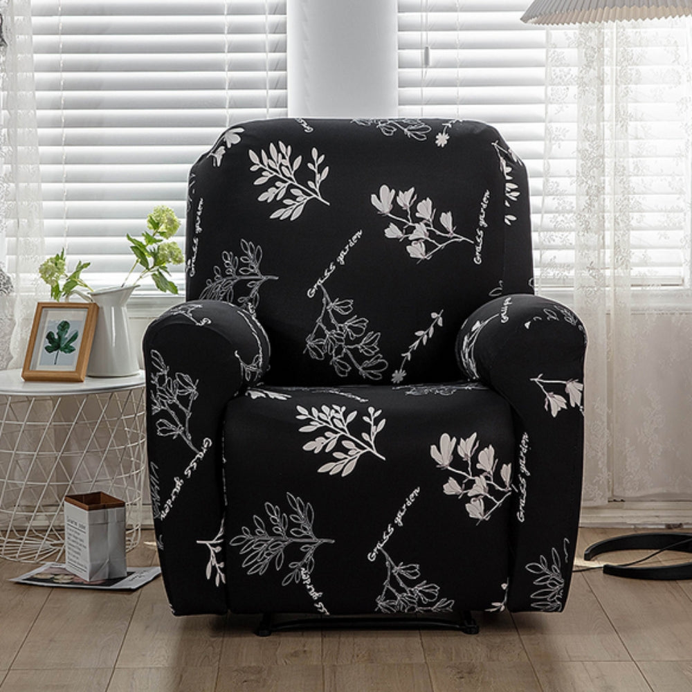 Variant image for Recliner Sofa Cover Floral Stretchy Fabric | Elegant Home Decor-7