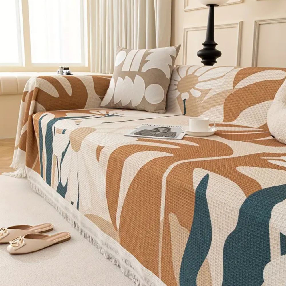 Sofa Cover Grey Microfiber | Daisy Dream 4