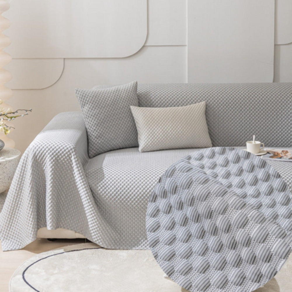Sofa Cover Breathable Cotton Blend Non-Slip | Summer Refresh 4