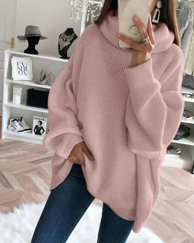 Women Oversized Turtleneck Sweater | Gwendolyn