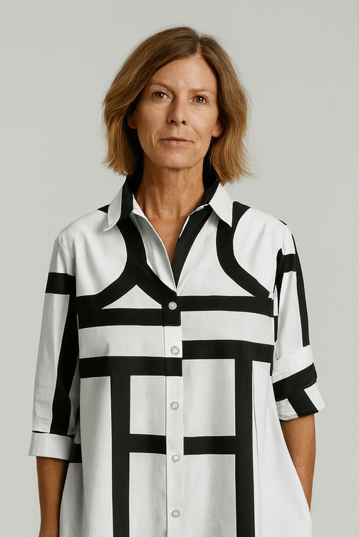 Women Geometric Print Dress | Gemma