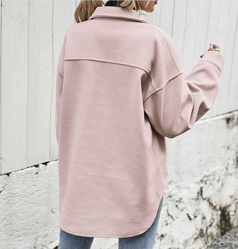 Women Oversized Pocket Jacket | Jewel