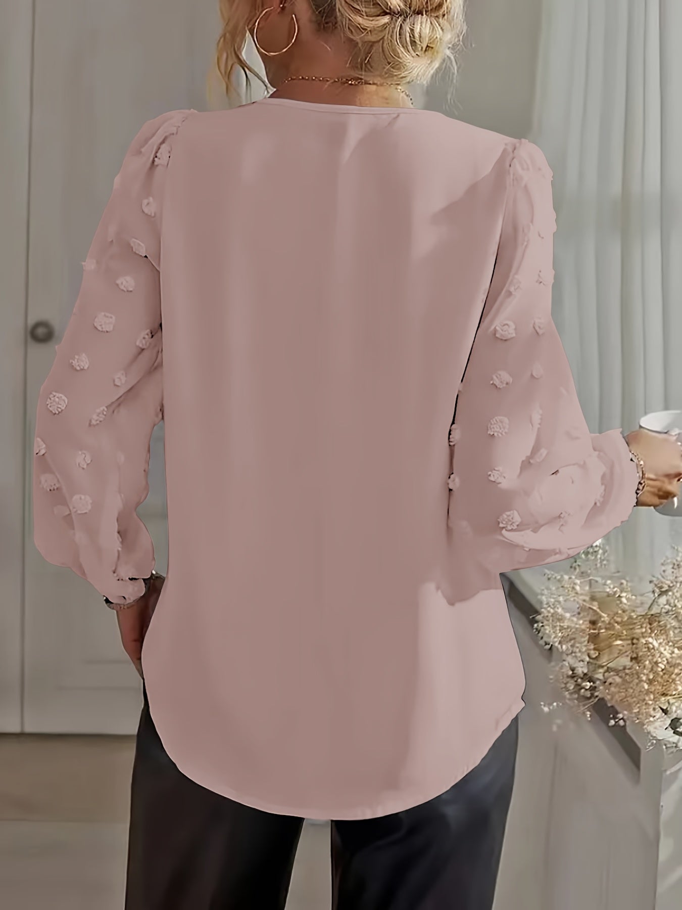 Women Blouse White Cotton | Michelle-4