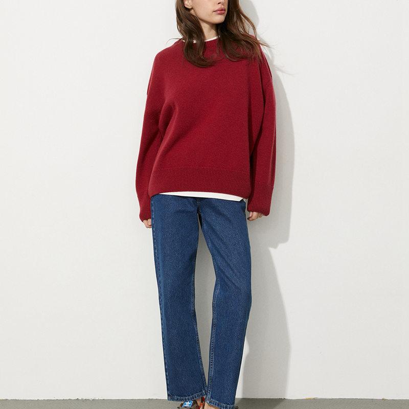 Women Minimalist Knit Sweater | Hanelle