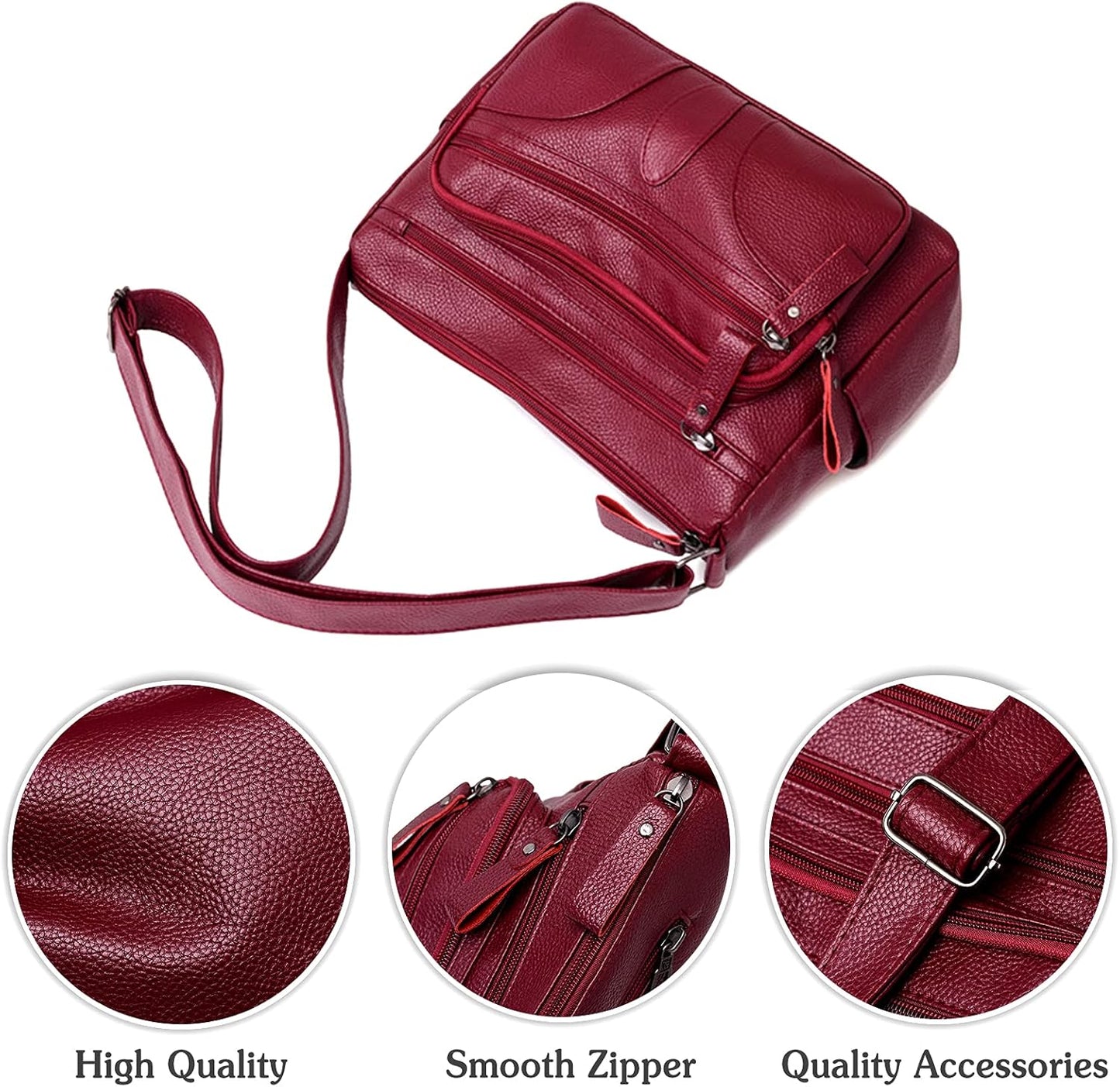 Women Multi-Pocket Shoulder Bag | Yana