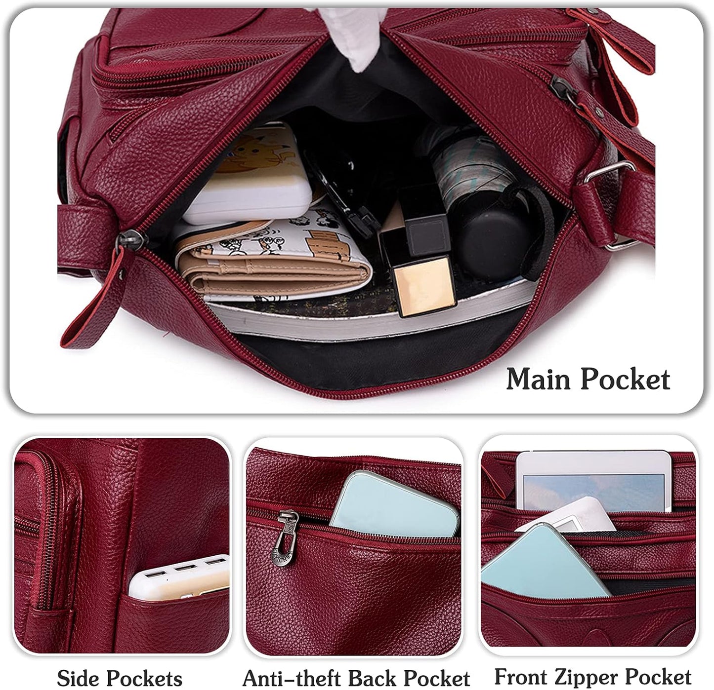 Women Multi-Pocket Shoulder Bag | Yana