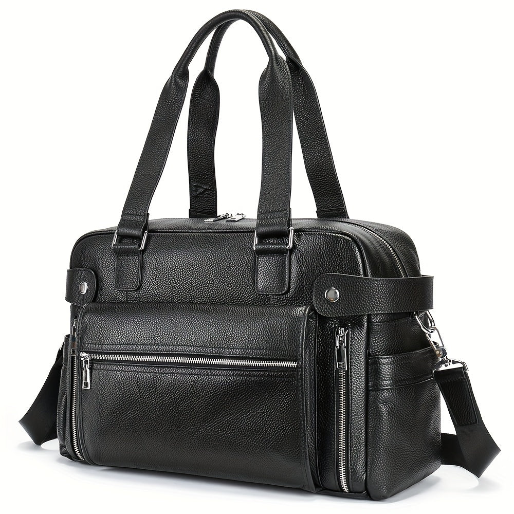 Men’s Leather Travel Bag | Ethan