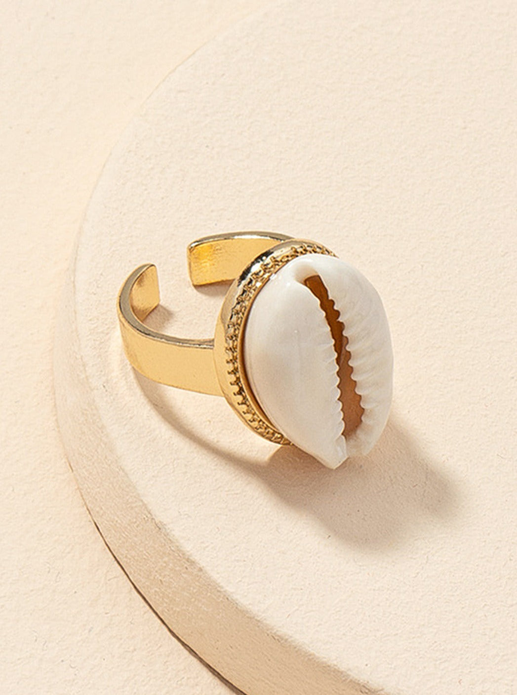 Women Open Ring Alloy Simulated Pearl | Elegant Design-4