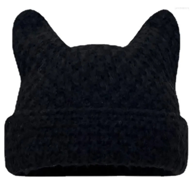 Aurora – Cat Ears Knitted Beanie – Stylish & Playful