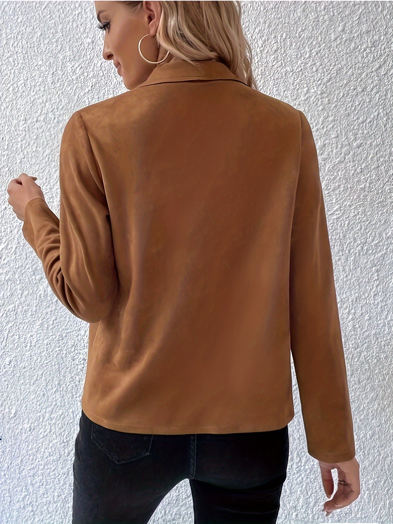 Women Chic Asymmetrical Zip Jacket | Cressilda