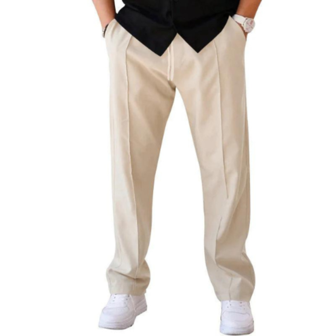 Men's Pleated Wide-Leg Pants | Adonis