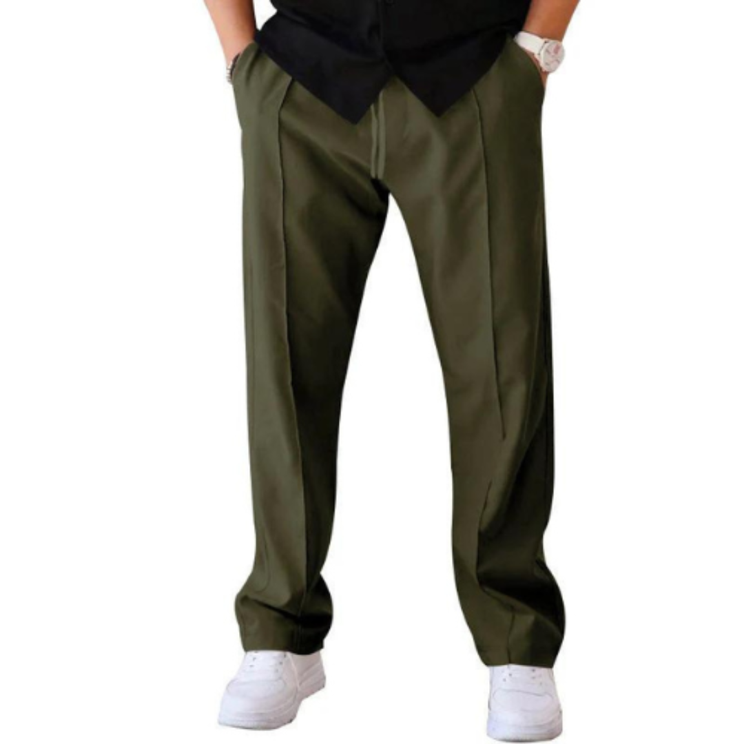 Men's Pleated Wide-Leg Pants | Adonis