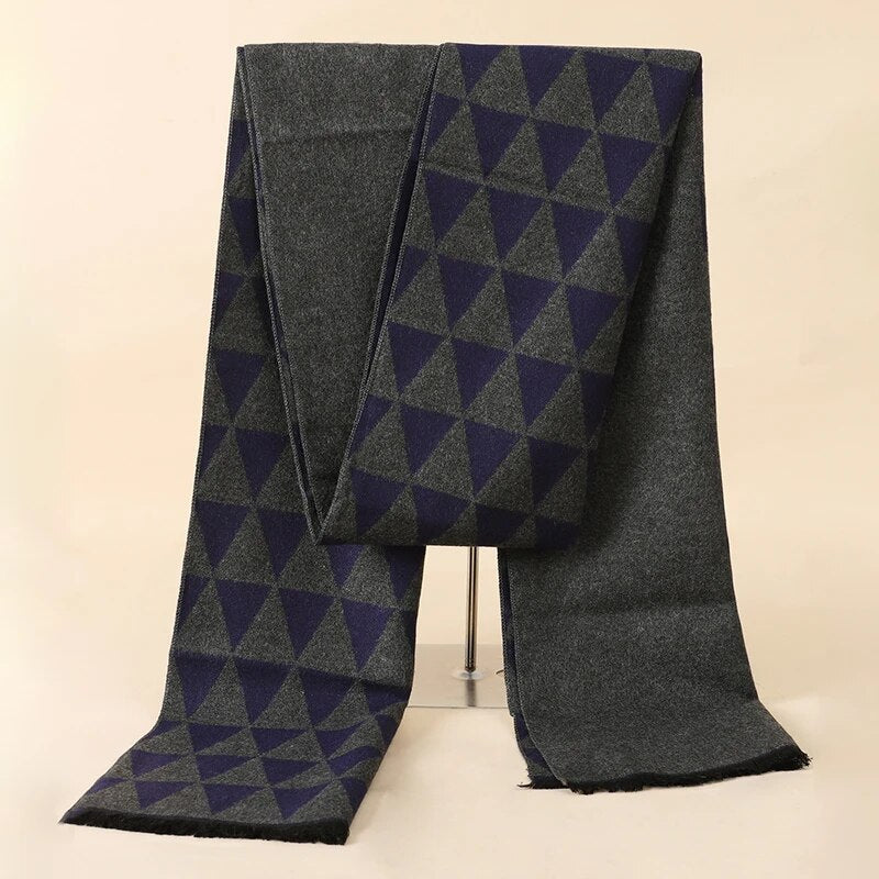 Men Abstract Patterned Winter Scarf | Jerome