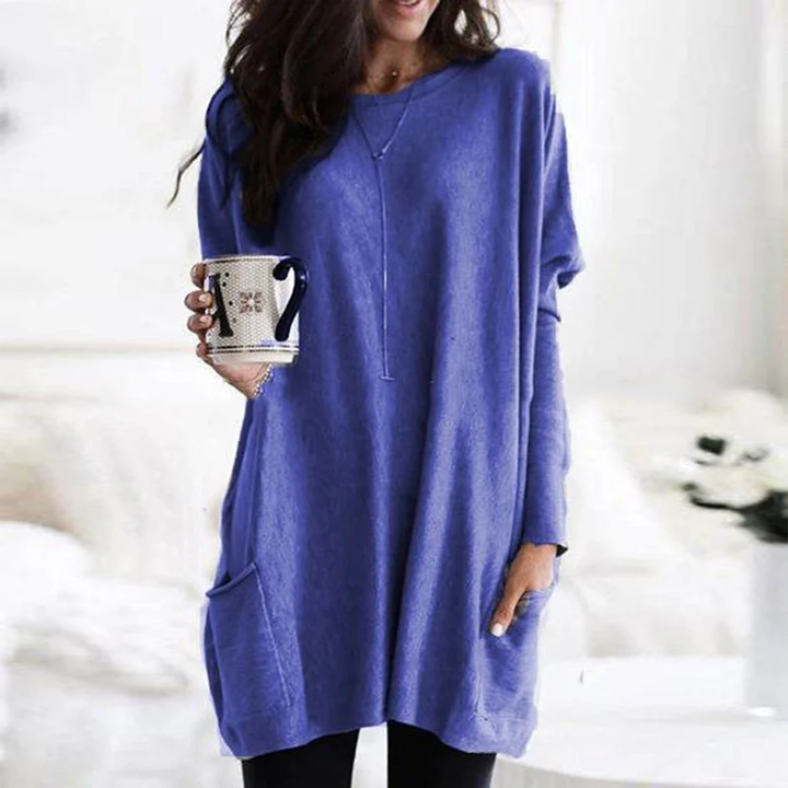 Women Oversized Pocket Tunic | Rachel