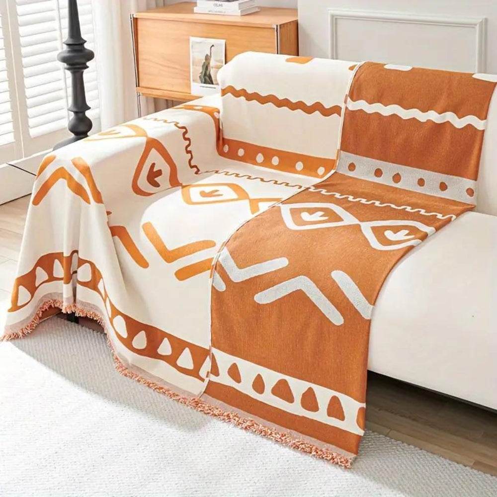 Variant image for Sofa Cover Beige Chenille Non-Slip | Cozy Charm-21