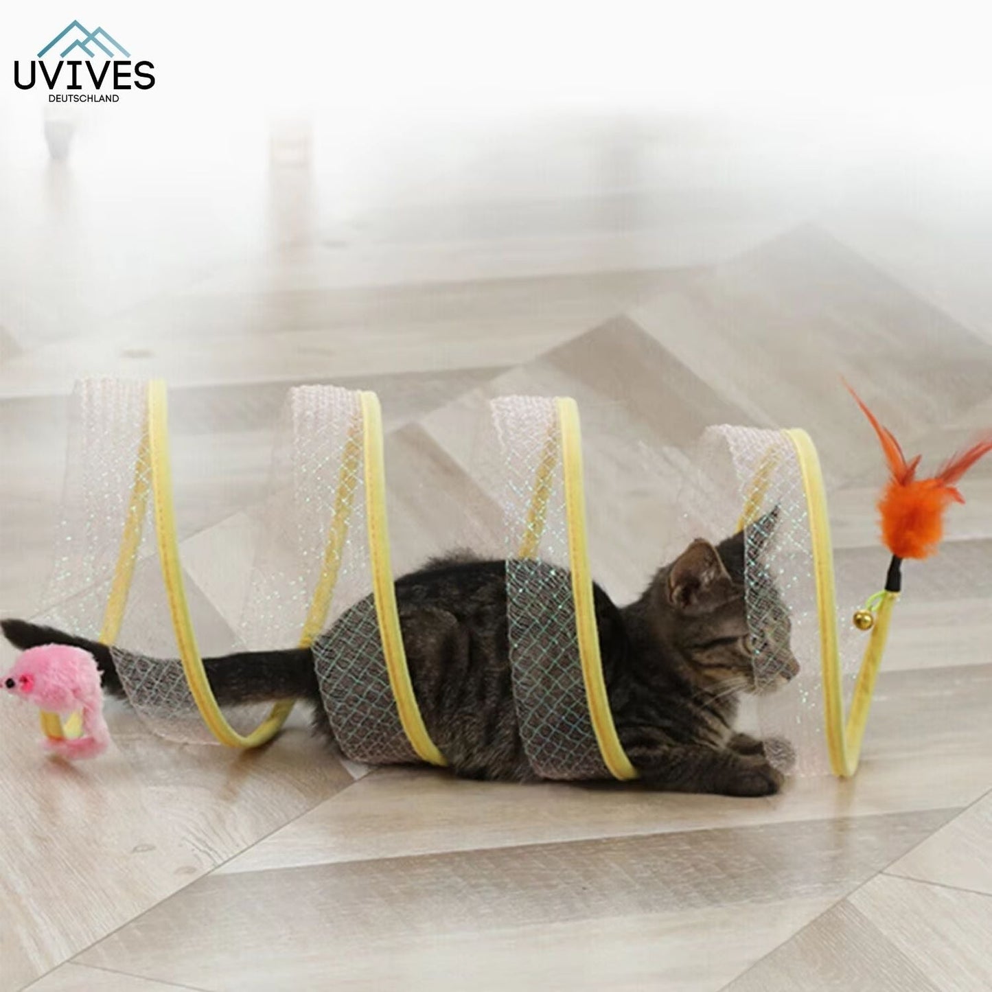 Cat Tunnel Toy Foldable Steel | Adventure Explorer-4