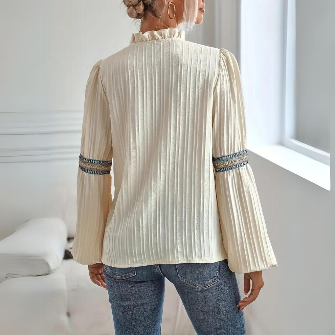 Women Boho Chic Bell Sleeve Blouse | Teagan