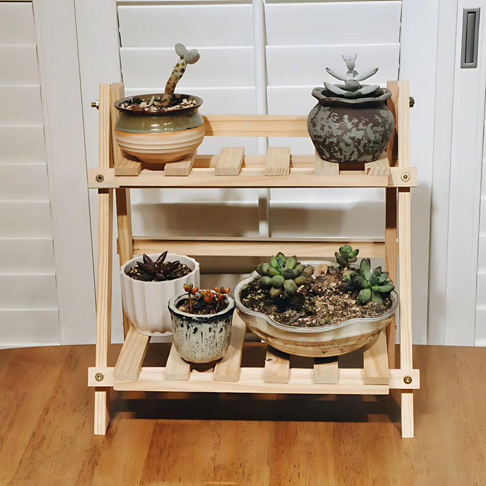 Home Wood Rack Natural Wood | Nordic Design 4