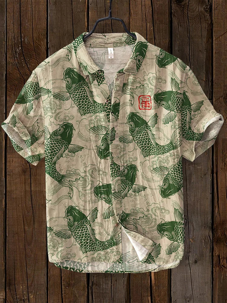 Men's Casual Shirt Multi-Color Cotton | Jørgen-2