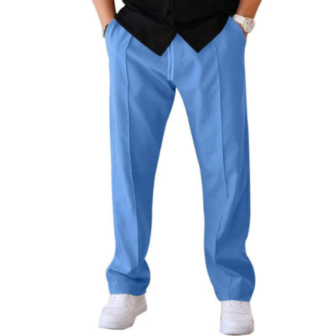 Men's Pleated Wide-Leg Pants | Adonis