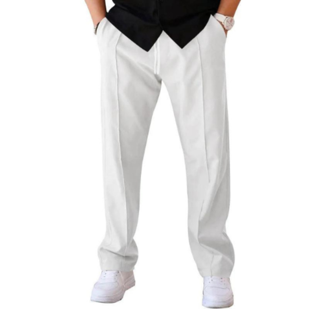 Men's Pleated Wide-Leg Pants | Adonis
