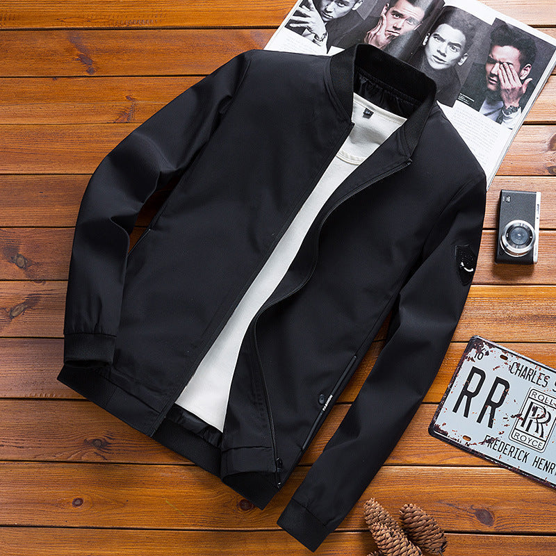 Men Minimalist Bomber Jacket | Samuel