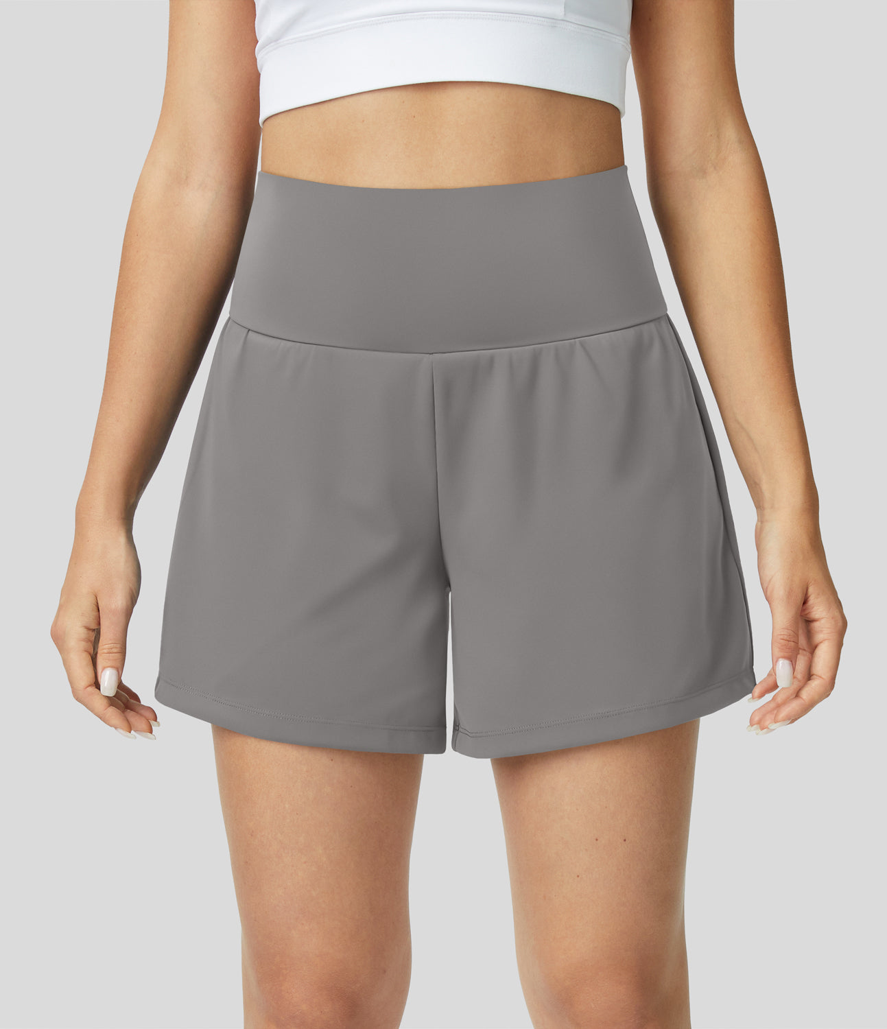 Women High-Waist Relaxed Shorts | Bernadette