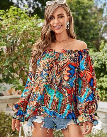 Women Off-Shoulder Boho Blouse | Paloma