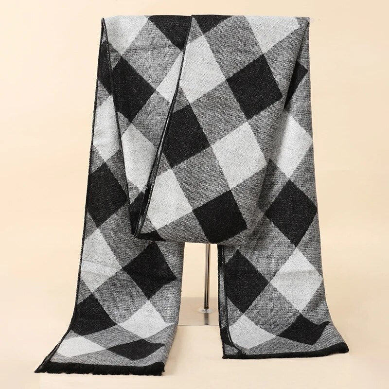 Men Abstract Patterned Winter Scarf | Jerome