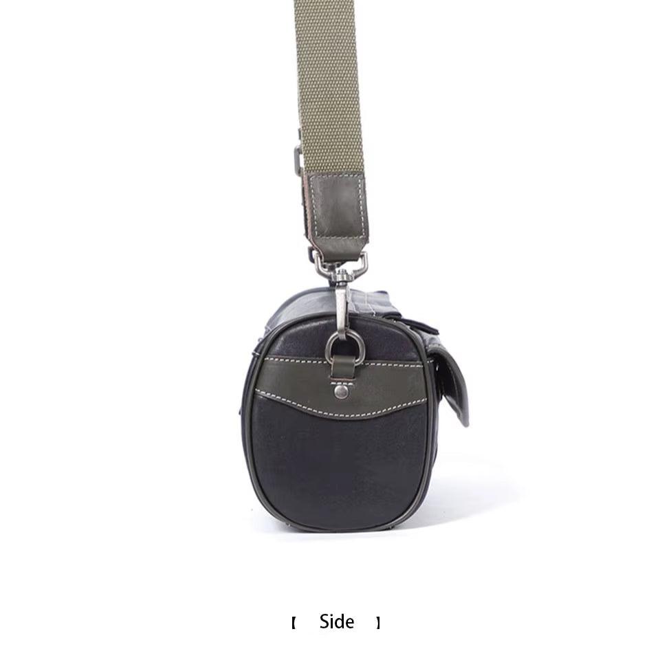 Men Vintage Leather Shoulder Bag | Elias