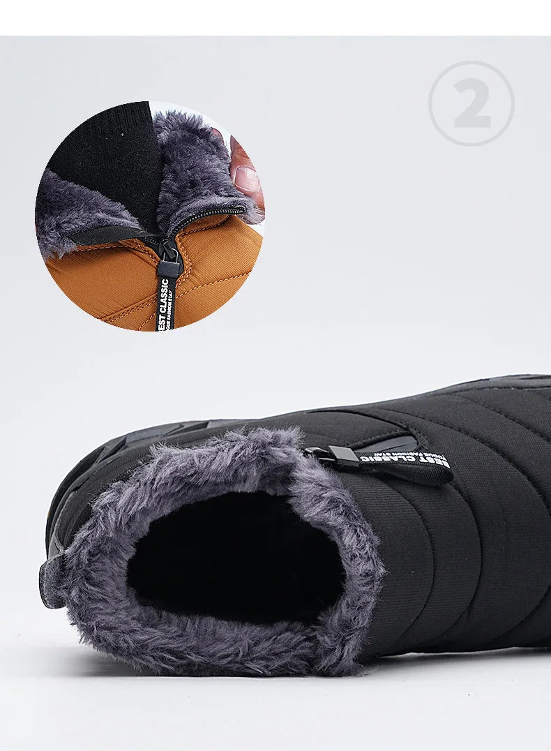 Men Insulated Slip-On Snow Boots | Marlon