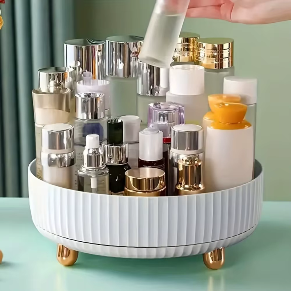 Vanity Organizer Rotating Holder Plastic | Elegant Design 4